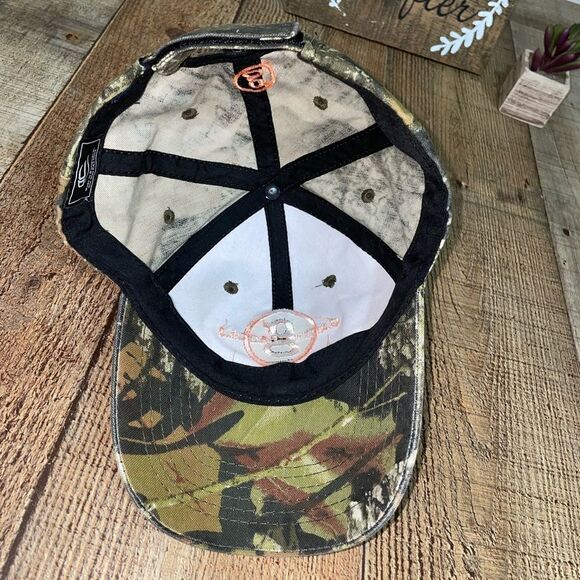 Garth Brooks World Tour Mens Cap Camo Orange Mossy Oak Adjustable Strap Hat - Picture 7 of 7